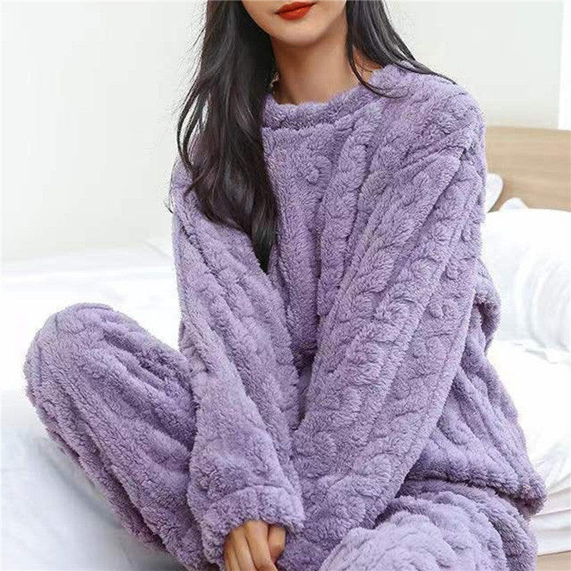 Helvano | Kuscheliges Fleece-Pyjama-Set für Damen