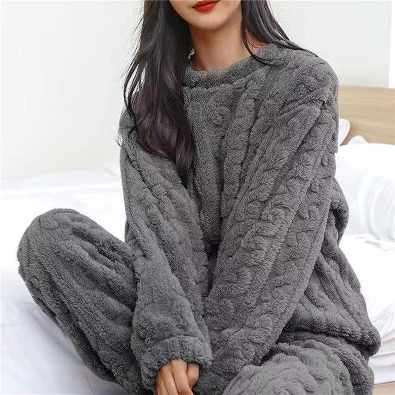 Helvano | Kuscheliges Fleece-Pyjama-Set für Damen