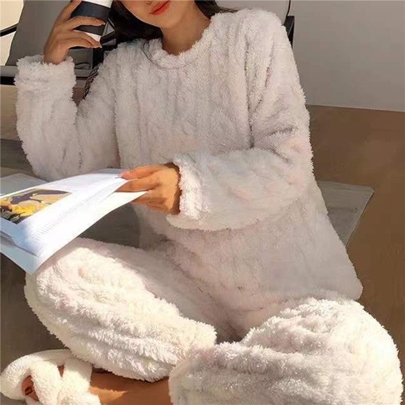 Helvano | Kuscheliges Fleece-Pyjama-Set für Damen