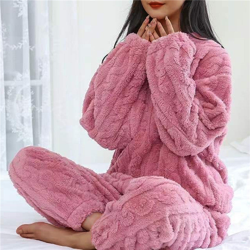 Helvano | Kuscheliges Fleece-Pyjama-Set für Damen