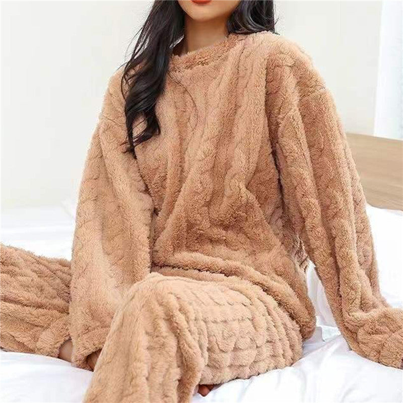 Helvano | Kuscheliges Fleece-Pyjama-Set für Damen