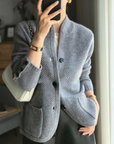 Helvano | Strickjacke mit Knopfleiste für Damen