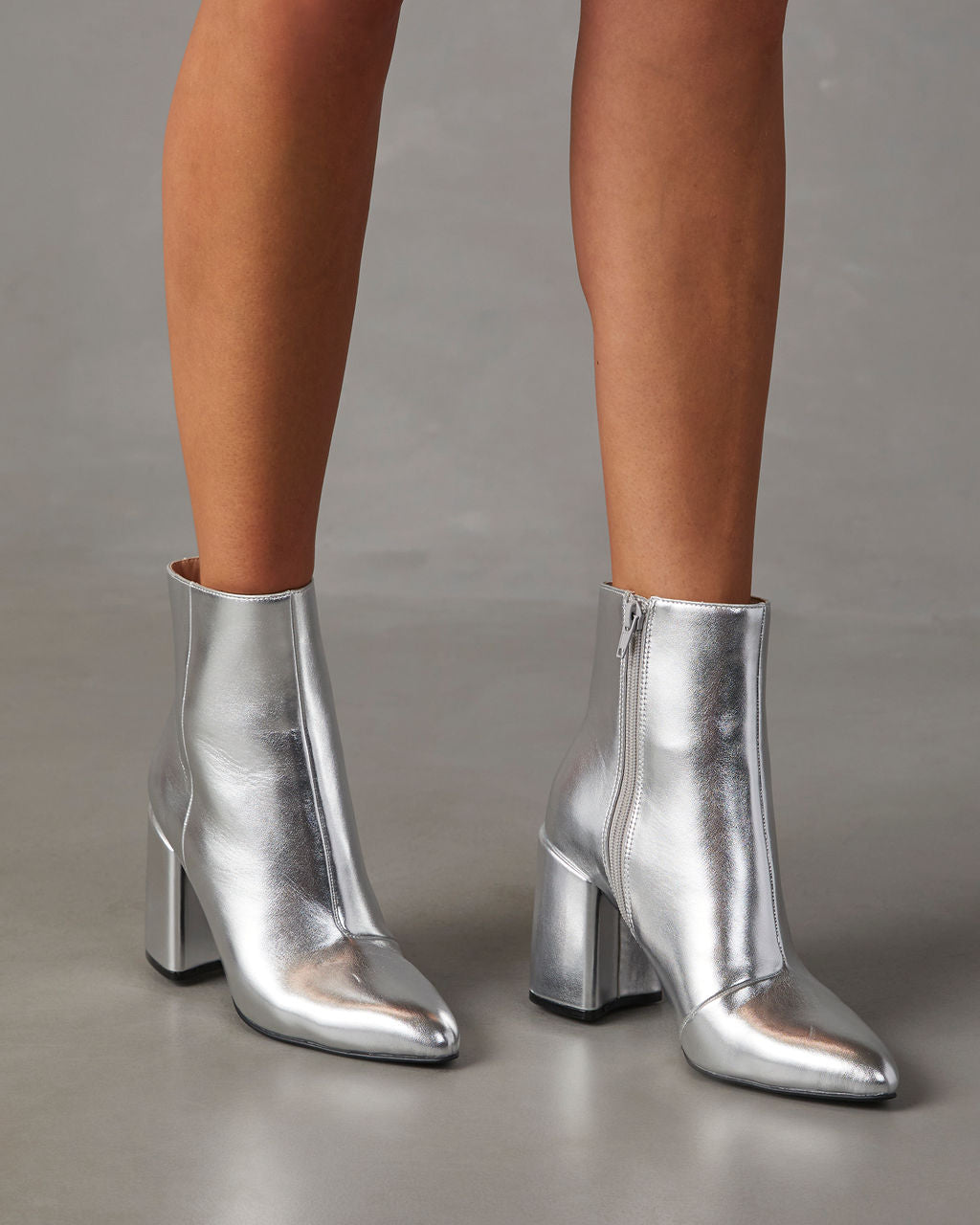 Helvano | Stiefelette für Damen in Silber