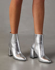 Helvano | Stiefelette für Damen in Silber