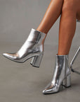 Helvano | Stiefelette für Damen in Silber