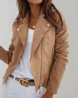 Helvano | Bikerjacke aus Wildleder für Damen