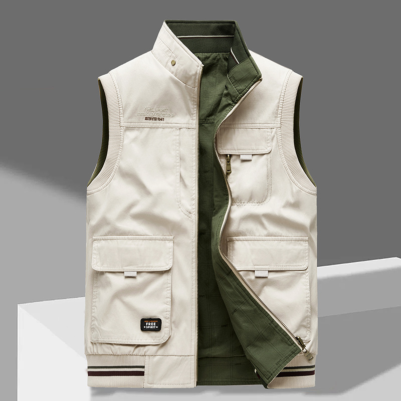 Helvano | Herren-Gilet mit Stehkragen