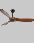 Helvano | Deckenventilator mit Licht und Fernbedienung in Schwarz