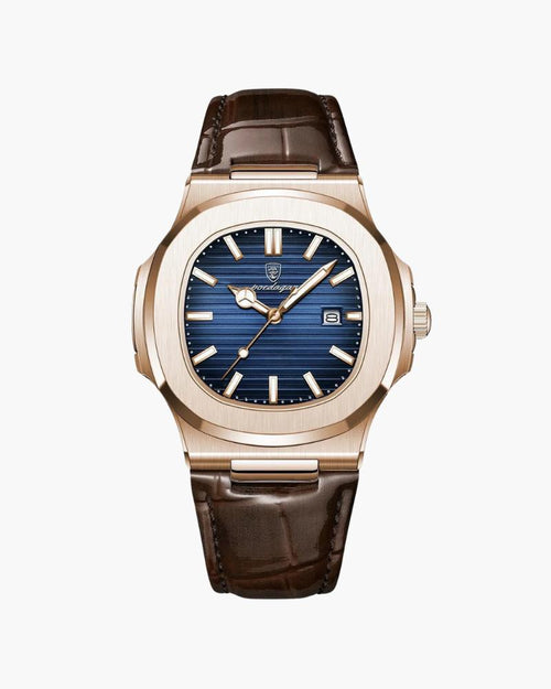 Helvano | Herren-Armbanduhr mit Chronograph und Lederband