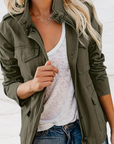 Helvano | Damenjacke mit Kragen und vier Taschen
