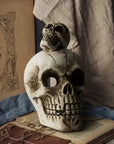 Helvano | Halloween Totenkopf-Deko-Set aus Resin