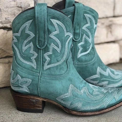 Helvano | Cowboystiefel aus Leder für Damen