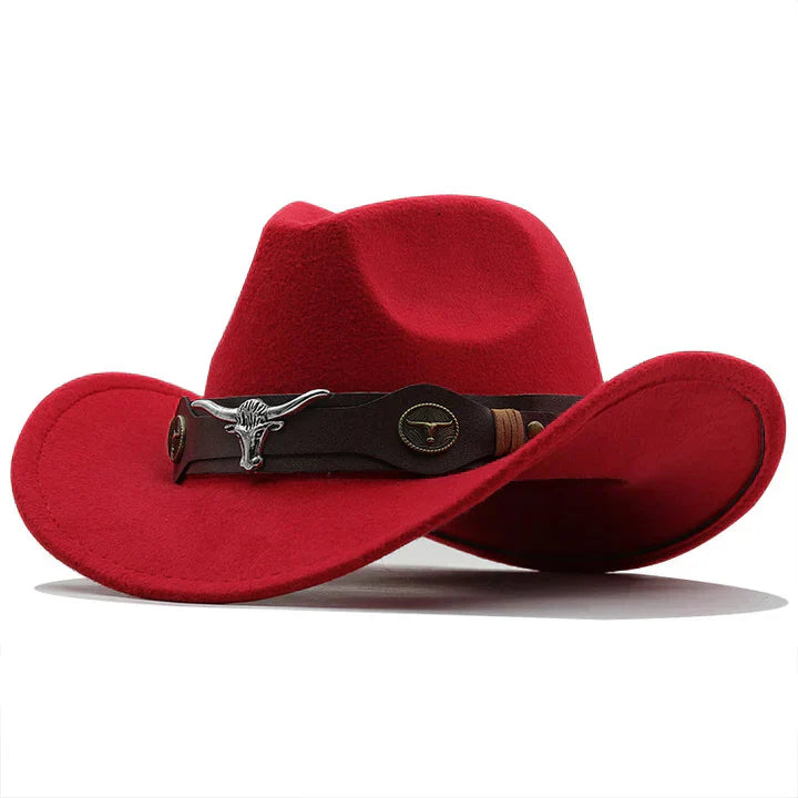 Helvano | Western-Filzhut mit Schnallenband