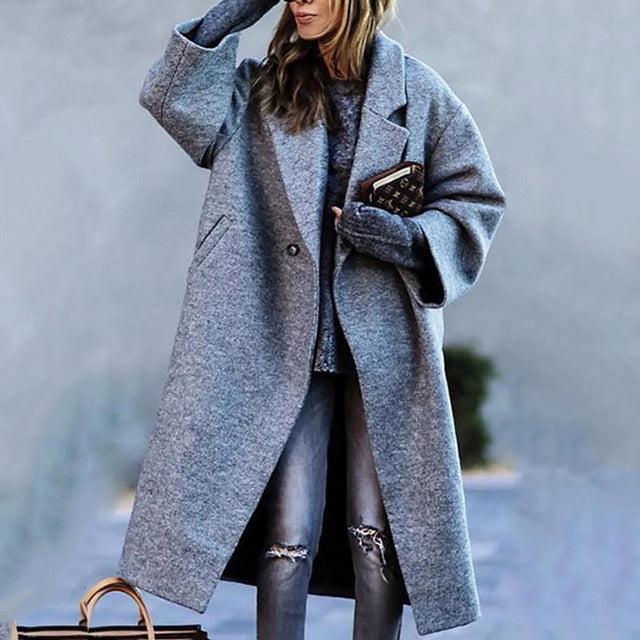 Helvano | Eleganter warmer Wintermantel für Damen