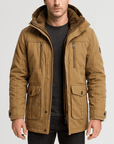 Helvano | Warme Winterjacke für Herren mit vielen Taschen