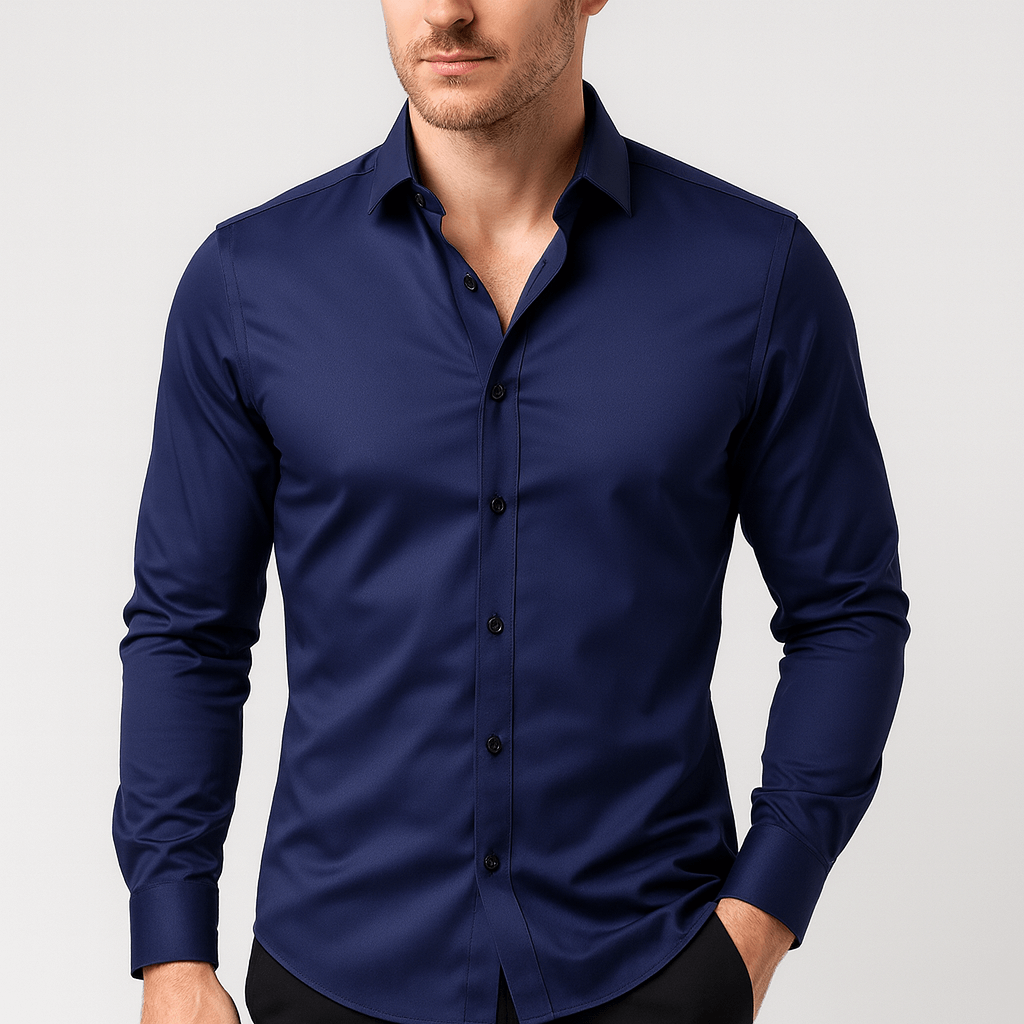 Helvano | Knitterfreies Stretch-Hemd für Herren