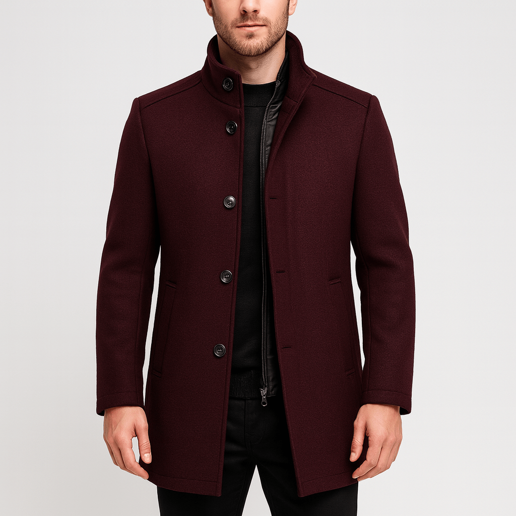 Helvano | Eleganter Herrenmantel mit Innenfutter