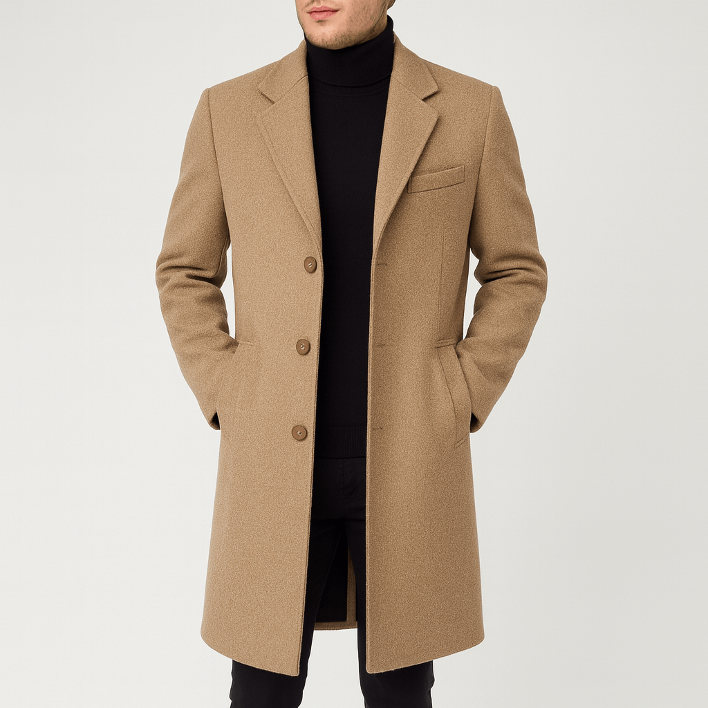 Helvano | Eleganter Wollmantel für Herren