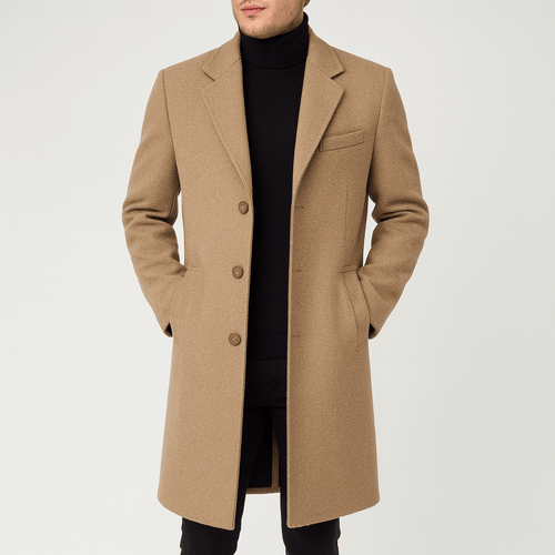 Helvano | Eleganter Wollmantel für Herren