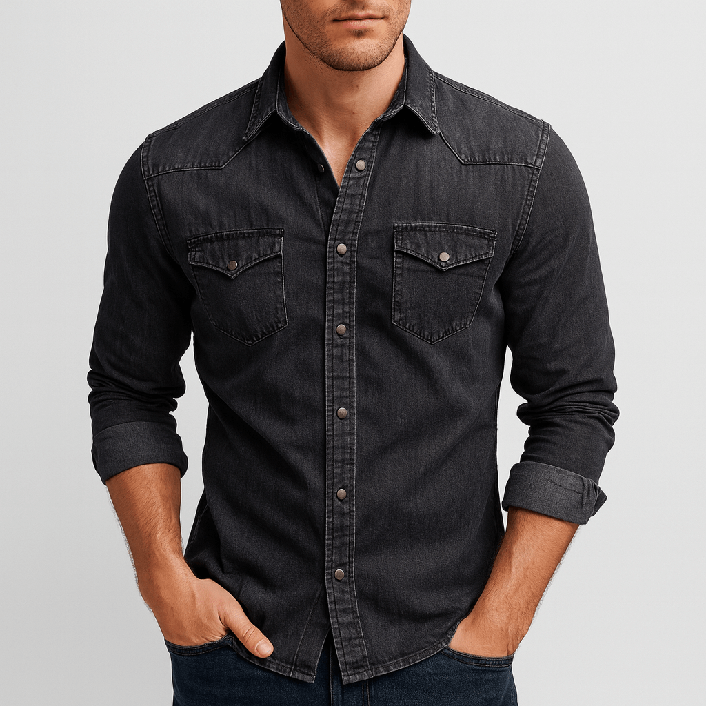 Helvano | Klassisches Jeanshemd für Herren