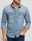 Helvano | Klassisches Jeanshemd für Herren