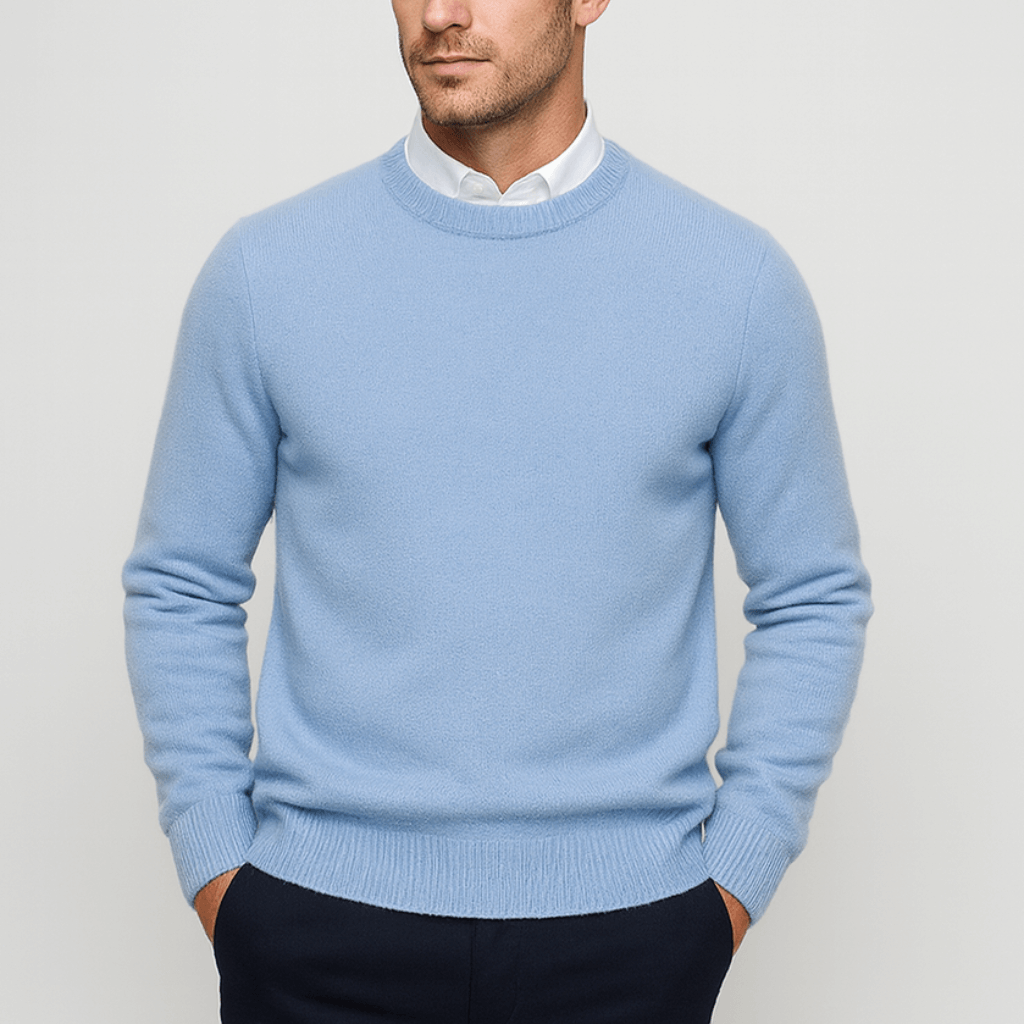 Helvano | Klassischer Kaschmir-Pullover für Herren