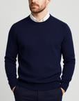 Helvano | Klassischer Kaschmir-Pullover für Herren