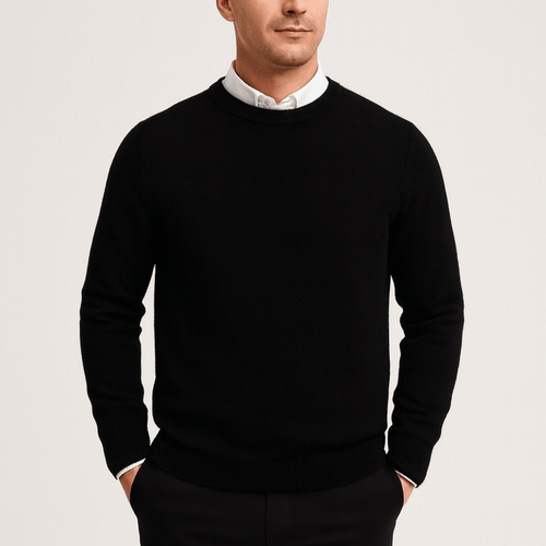Helvano | Klassischer Kaschmir-Pullover für Herren