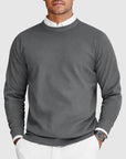 Helvano | Klassischer Herren-Pullover mit Rundhals
