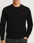 Helvano | Grobstrick-Pullover mit Zopfmuster für Herren