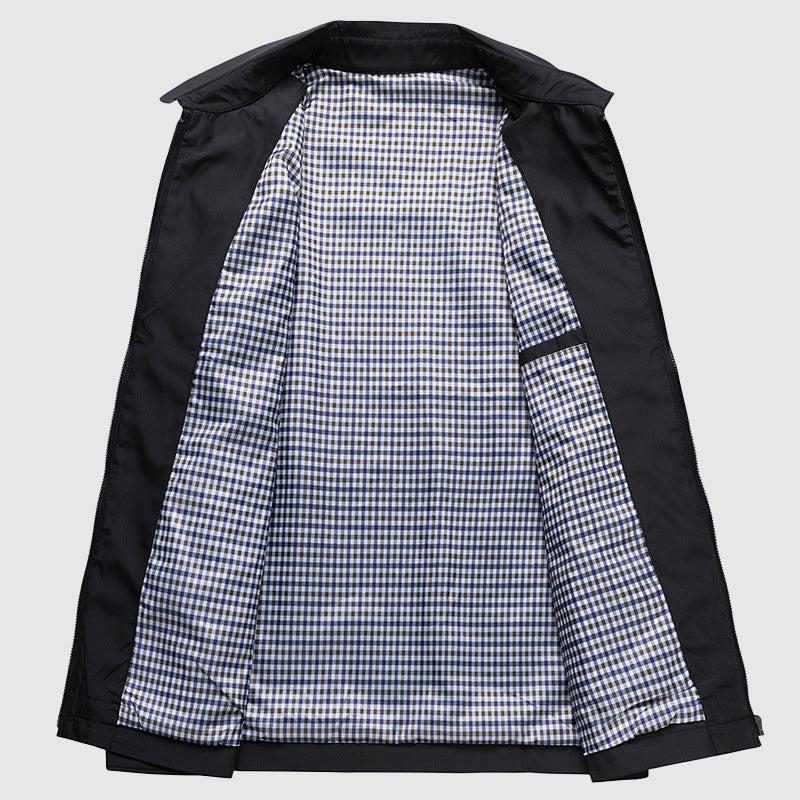 Helvano | Leichte Herrenjacke mit Umlegekragen