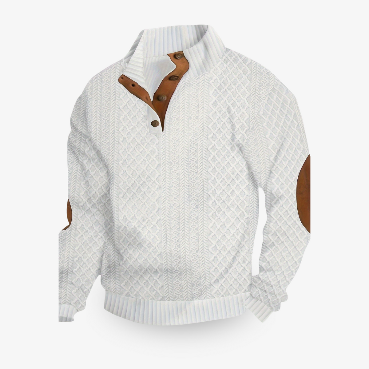 Helvano | Zopfmuster-Pullover für Herren