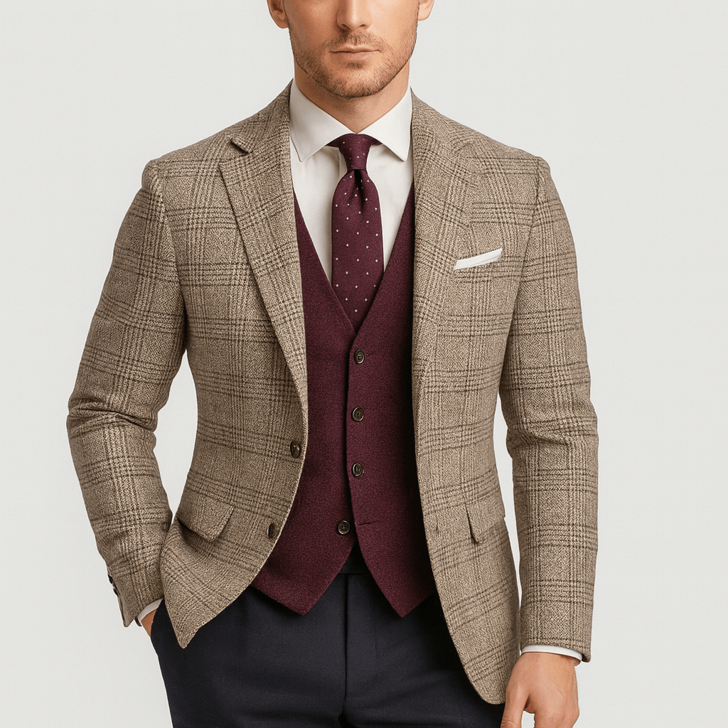 Helvano | Slim-Fit Blazer für Herren