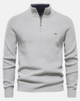 Helvano | Herren-Strickpullover mit Stehkragen