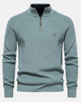 Helvano | Herren-Strickpullover mit Stehkragen