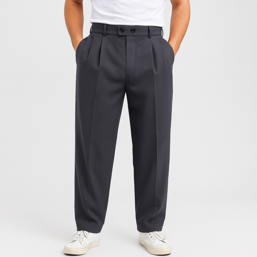 Helvano | Weite Herrenhose mit lockerem Schnitt