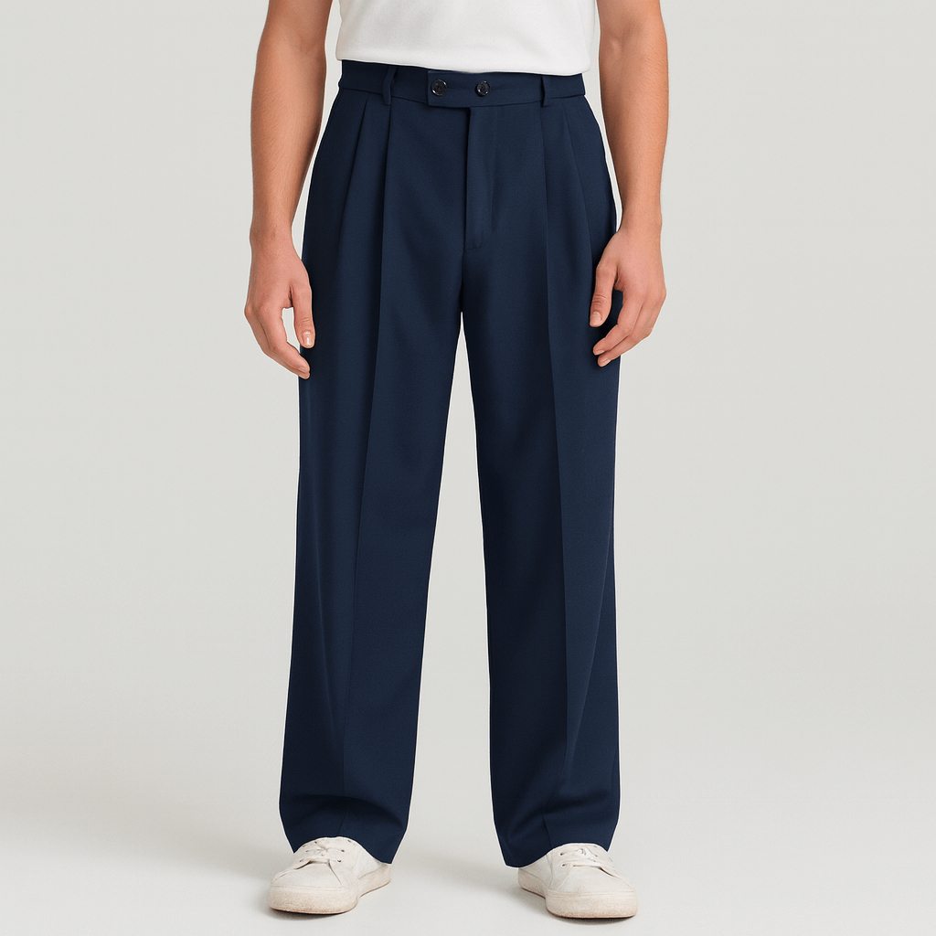 Helvano | Weite Herrenhose mit lockerem Schnitt