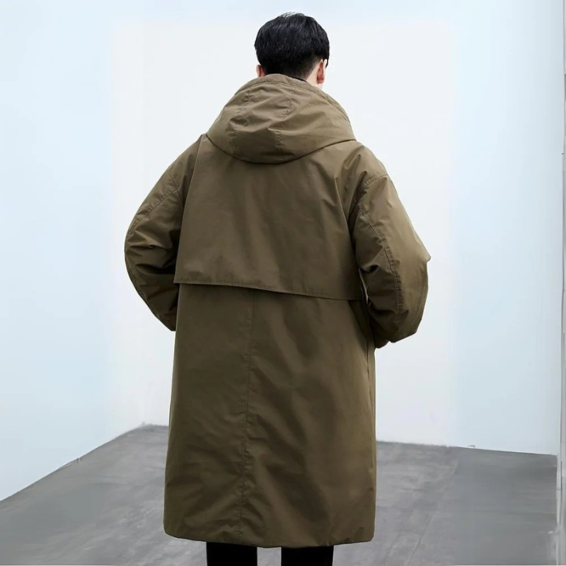 Helvano | Verlängerter Winter-Trenchcoat für Herren