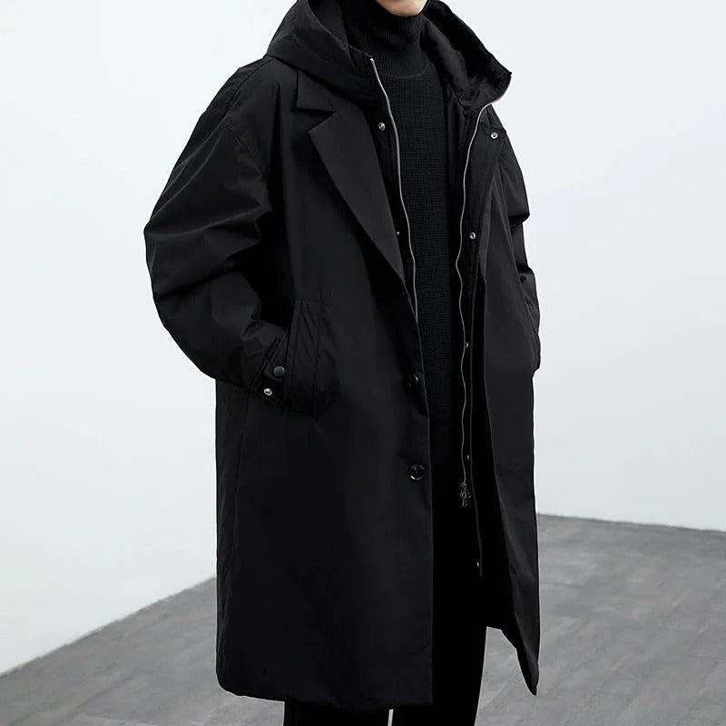 Helvano | Verlängerter Winter-Trenchcoat für Herren