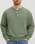 Helvano | Cord-Pullover mit Rippenstruktur für Herren