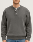 Helvano | Cord-Pullover mit Rippenstruktur für Herren