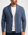 Helvano | Herren-Cardigan aus Merinowolle