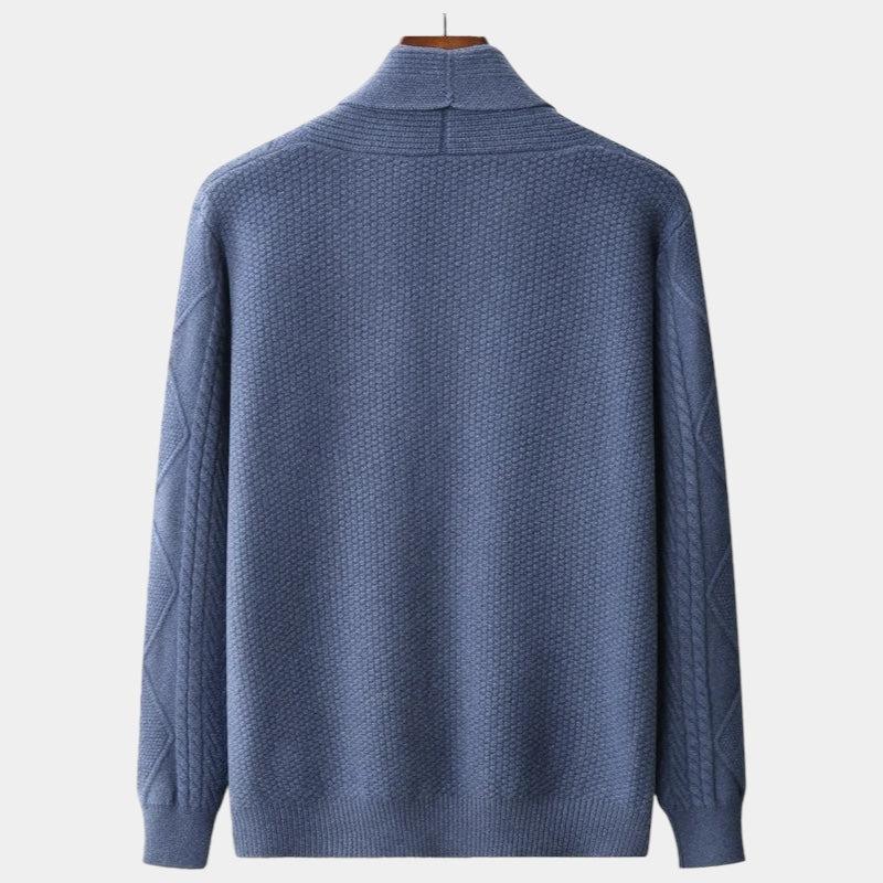 Helvano | Herren-Cardigan aus Merinowolle