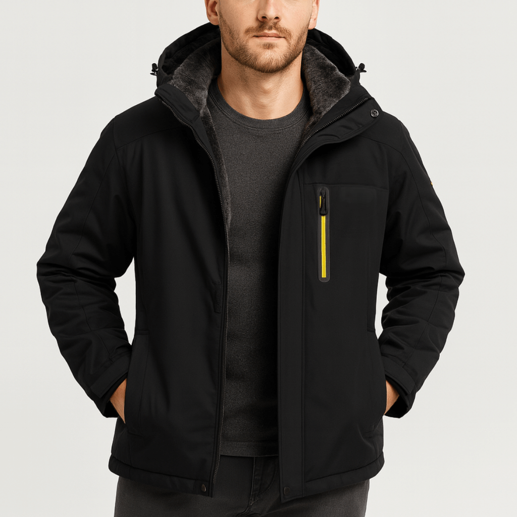 Helvano | Winterjacke für Herren mit verstellbarer Kapuze