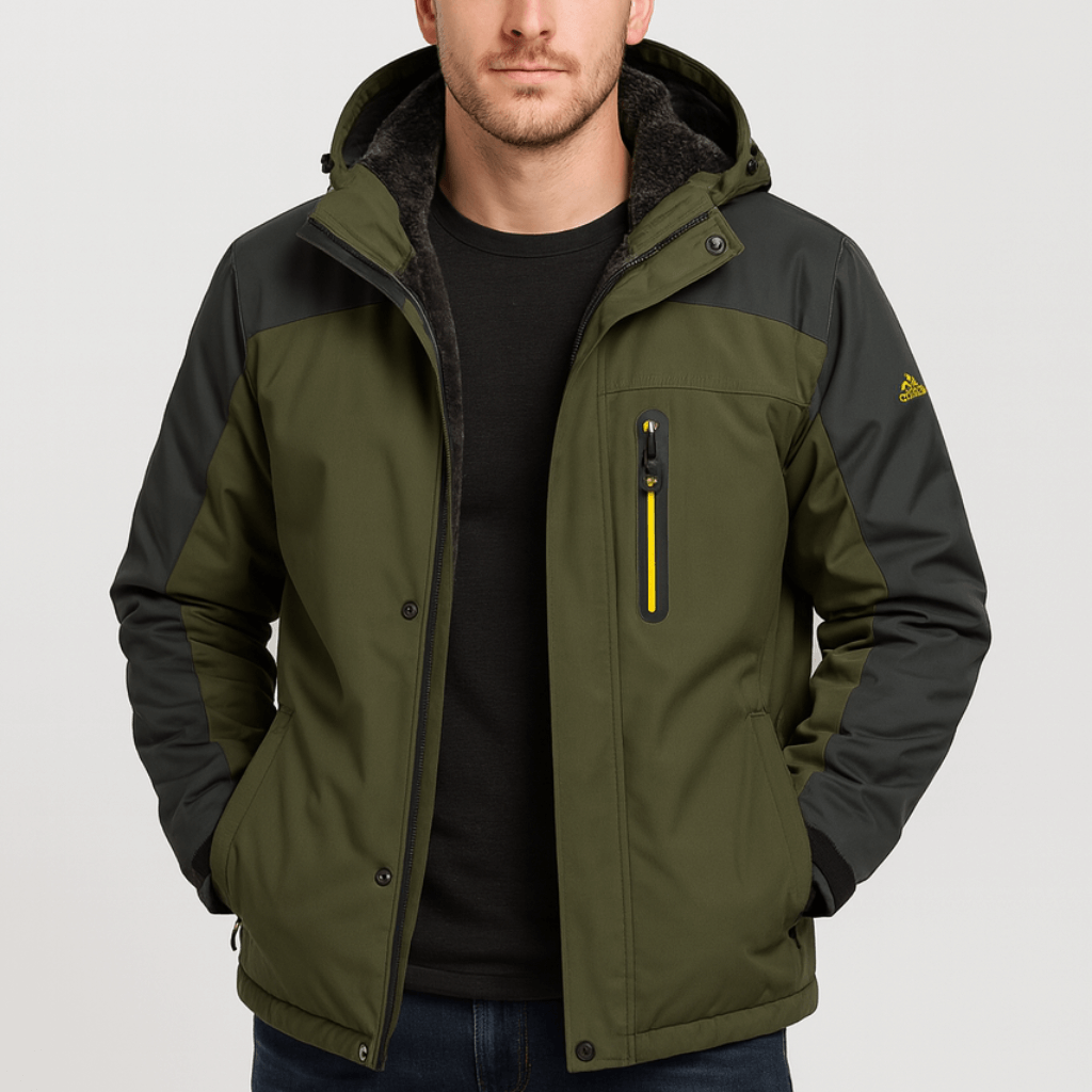 Helvano | Winterjacke für Herren mit verstellbarer Kapuze