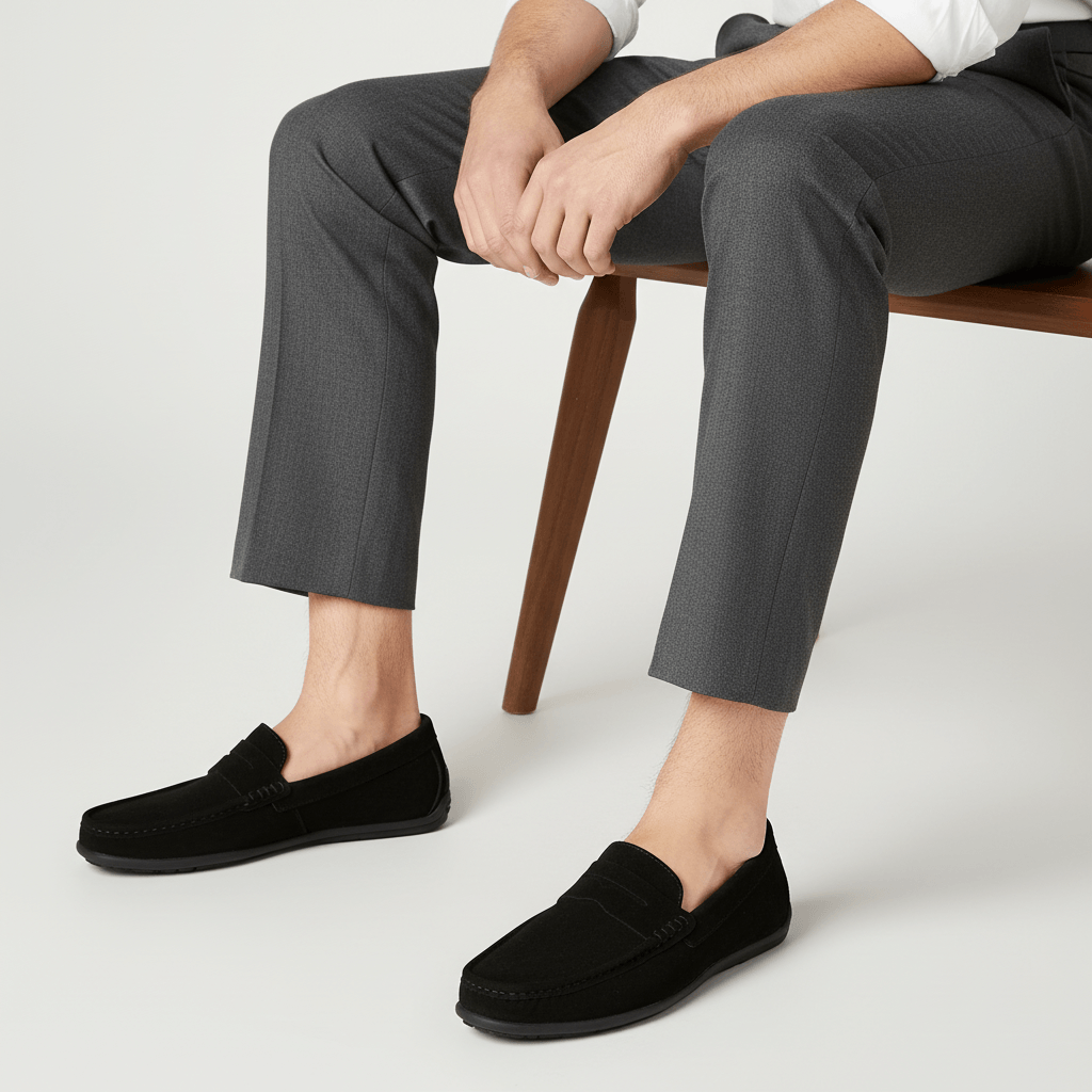 Helvano | Wildleder-Slipper mit flexibler Sohle für Herren