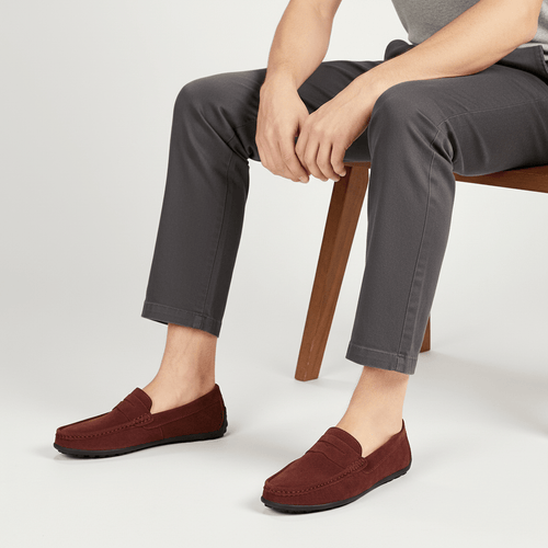 Helvano | Wildleder-Slipper mit flexibler Sohle für Herren