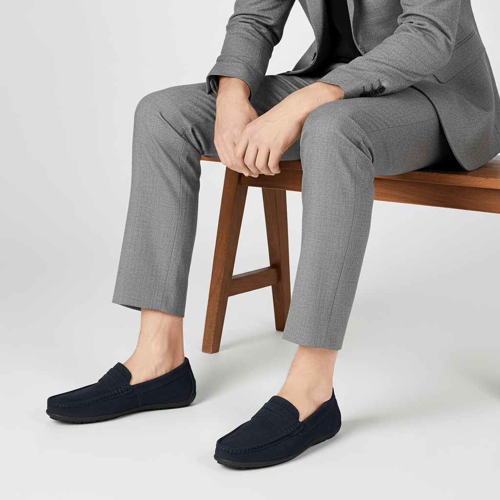 Helvano | Wildleder-Slipper mit flexibler Sohle für Herren