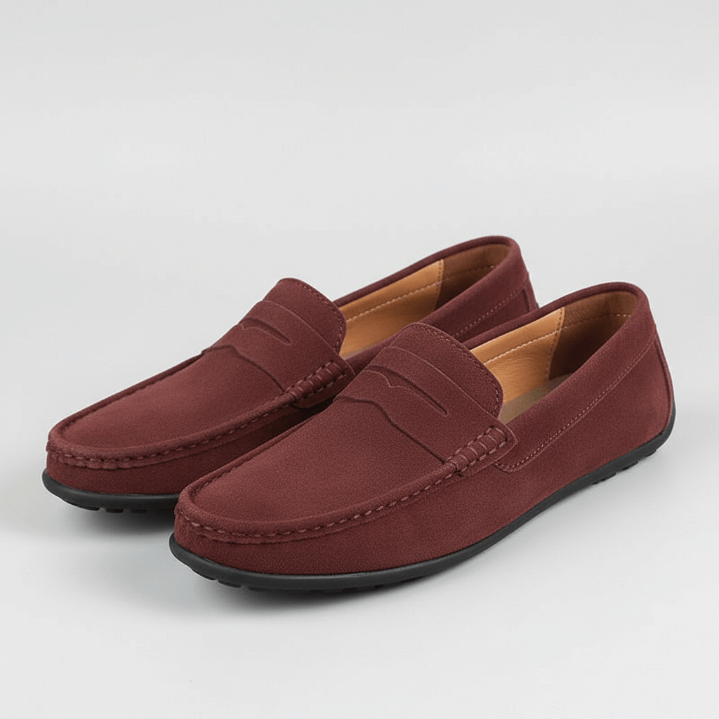 Helvano | Wildleder-Slipper mit flexibler Sohle für Herren