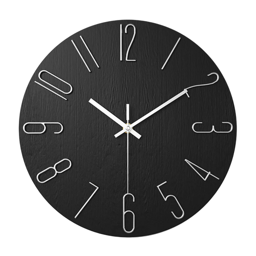 Helvano | Minimalistische Wanduhr fürs Wohnzimmer